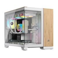 Corsair Geh mATX 2500X Midi-tower PC-behuizing Bamboe, Wit