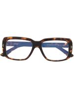 TOM FORD Eyewear lunettes de vue à monture carrée - Marron