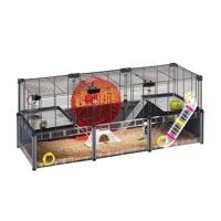 FERPLAST Multipla hamster large - kooi voor knaagdieren - 107,5 x 37,5 x 42 cm