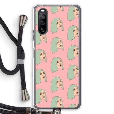 King Kylie: Sony Sony Xperia 10 III Transparant Hoesje met koord