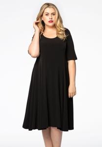 Yoek Jurk princess | Zwart | Maat 54/56