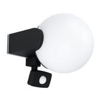 EGLO Rubio Wandlamp Buiten - Sensor - E27 - 17 cm - Sensor - Zwart/Wit