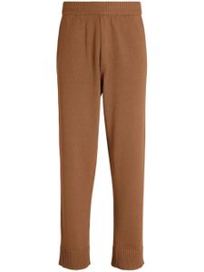 Zegna pantalon de jogging en cachemire mélangé - Marron