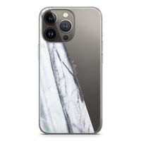 Gestreepte marmer: iPhone 13 Pro Transparant Hoesje