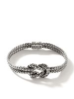 John Hardy bracelet Manah 3.5 mm à touble rang - Argent