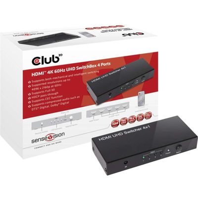 HDMI 2.0 UHD Switchbox 4 ports Adapter