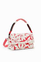 Tas gestanste bloemen M - ORANGE - U