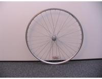 Voorwiel 28 x 1 1/4" ZAC19 velg aluminium naaf zilver