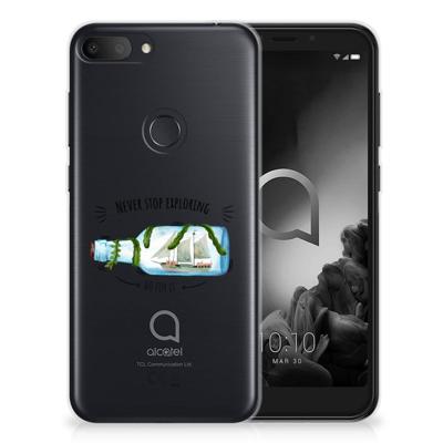 Alcatel 1S (2019) Telefoonhoesje met Naam Boho Bottle