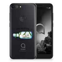 Alcatel 1S (2019) Telefoonhoesje met Naam Boho Bottle