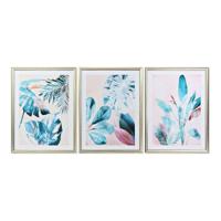 Schilderij DKD Home Decor Kristal Hout MDF 60 x 4 x 80 cm