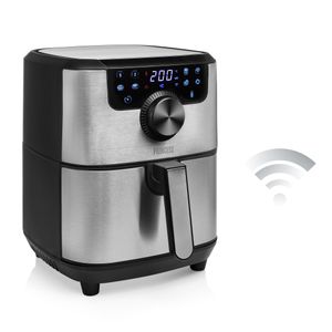 Princess 01.182037.01.001 Airfryer 1500 W Appbased, Timerfunctie Zwart, Zilver