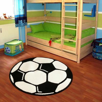 Kindervloerkleed Velours Voetbal 200 Ø Cm Laagpolig Home Collectie - Dekbed-Discounter.nl