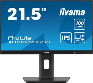 iiyama ProLite XUB2293HSU-B6 computer monitor 54,6 cm (21.5") 1920 x 1080 Pixels Full HD LED Zwart