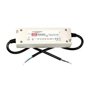 Mean Well PLN-30-24 LED-driver, LED-transformator Constante spanning, Constante stroomsterkte 30 W 0 - 1.25 A 16.8 - 24 V/DC PFC-schakeling,