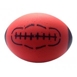 Foam rugby ballen rood 24 cm   -