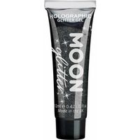 Moon Creations Glittergel fijn - voor lichaam en gezicht - zwart - 12 ml Moon Creations Glittergel fijn - voor lichaam en gezicht - zwart - 12 ml