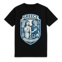 FC Eleven - Griekenland Galanolefki Heavy T-Shirt - Zwart