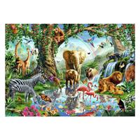 Ravensburger Legpuzzel avonturen in de jungle, 1000st.