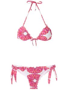 Amir Slama bikini Mandala à bonnets triangle - Rose