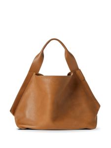 Shinola sac porté épaule The Runwell en cuir grainé - Marron