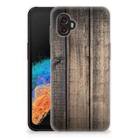 Samsung Galaxy Xcover 6 Pro | Bumper Hoesje | Steigerhout