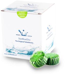 StarBlueDisc toiletblokjes jaarverpakking 24 stuks Groen