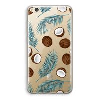 Kokosnoot roze: Huawei Ascend P8 Lite (2017) Transparant Hoesje
