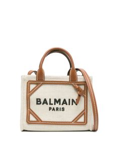 Balmain mini sac à main B-Army - Tons neutres