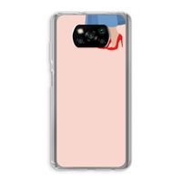 High heels: Xiaomi Poco X3 Pro Transparant Hoesje