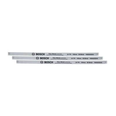 Bosch Precise 150 mm reciprozaagbladenset van 3 (duurzaam bimetaalblad voor nauwkeurige sneden in metaal/kunststof/zacht hout)