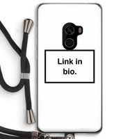 Link in bio: Xiaomi Mi Mix 2 Transparant Hoesje met koord