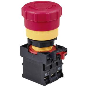 TRU COMPONENTS TC-10091068 ONPOW26-11TSA/R/12V Noodstopschakelaar 250 V 5 A Rood IP40 1 stuk(s)