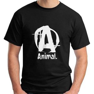 Animal Basic Logo T-Shirt Zwart Maat XL