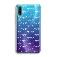 Wimpers: Huawei P30 Lite Transparant Hoesje