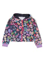 Marc Jacobs Kids veste zippée à imprimé graphique - Bleu