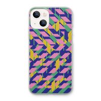 Skew Blush 1: iPhone 13 mini Transparant Hoesje