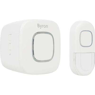 Byron DBY-24721 Complete set voor Draadloze deurbel Met knipperlicht, Met USB-aansluiting