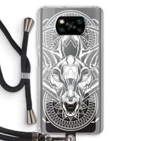 Oh Deer: Xiaomi Poco X3 Pro Transparant Hoesje met koord