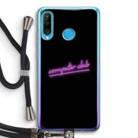 Vice Black: Huawei P30 Lite Transparant Hoesje met koord