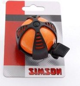 Simson fietsbel joy oranje-zwart op kaart