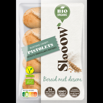 Slooow Bio Organic Rustieke Crispy Pistolets 360 g bij Jumbo
