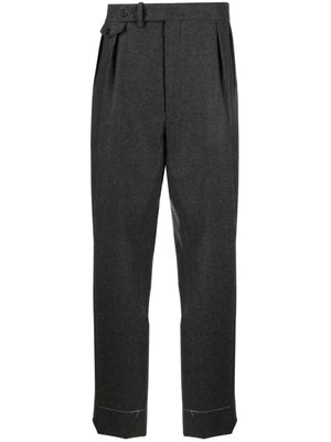 Ralph Lauren Purple Label pantalon de costume à coupe droite - Gris
