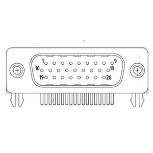 Molex 1731130210 D-sub stekker 1 stuk(s) Bulk