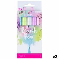 Set Viltstiften Talens Ecoline Multicolour 5 Onderdelen (3 Stuks)