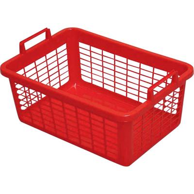 Lockweiler Wasmand hoekig 45 L, 62 cm, rood
