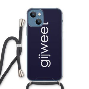 Gijweet: iPhone 13 Transparant Hoesje met koord