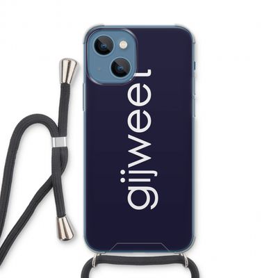 Gijweet: iPhone 13 Transparant Hoesje met koord