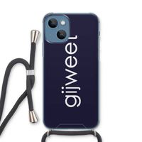 Gijweet: iPhone 13 Transparant Hoesje met koord