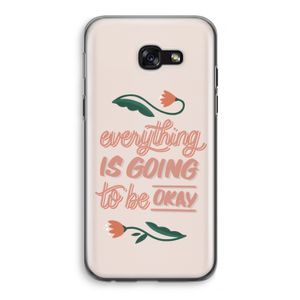 Optimistic flower girl: Samsung Galaxy A5 (2017) Transparant Hoesje